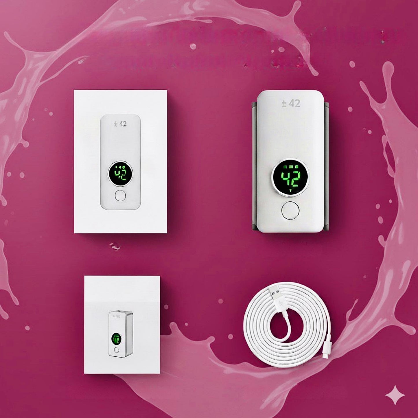 WarmBabyNest™ Akıllı Şarjlı Portatif Bebek Biberonları için süt ve mama Isıtıcı