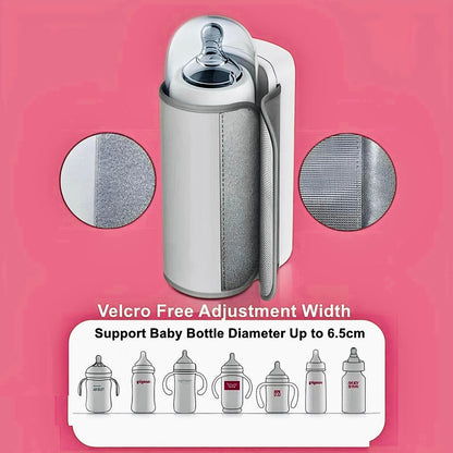 WarmBabyNest™ Akıllı Şarjlı Portatif Bebek Biberonları için süt ve mama Isıtıcı