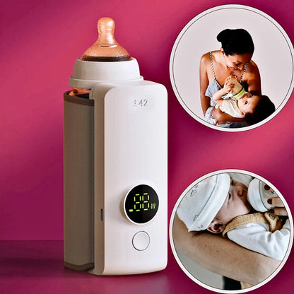 WarmBabyNest™ Akıllı Şarjlı Portatif Bebek Biberonları için süt ve mama Isıtıcı